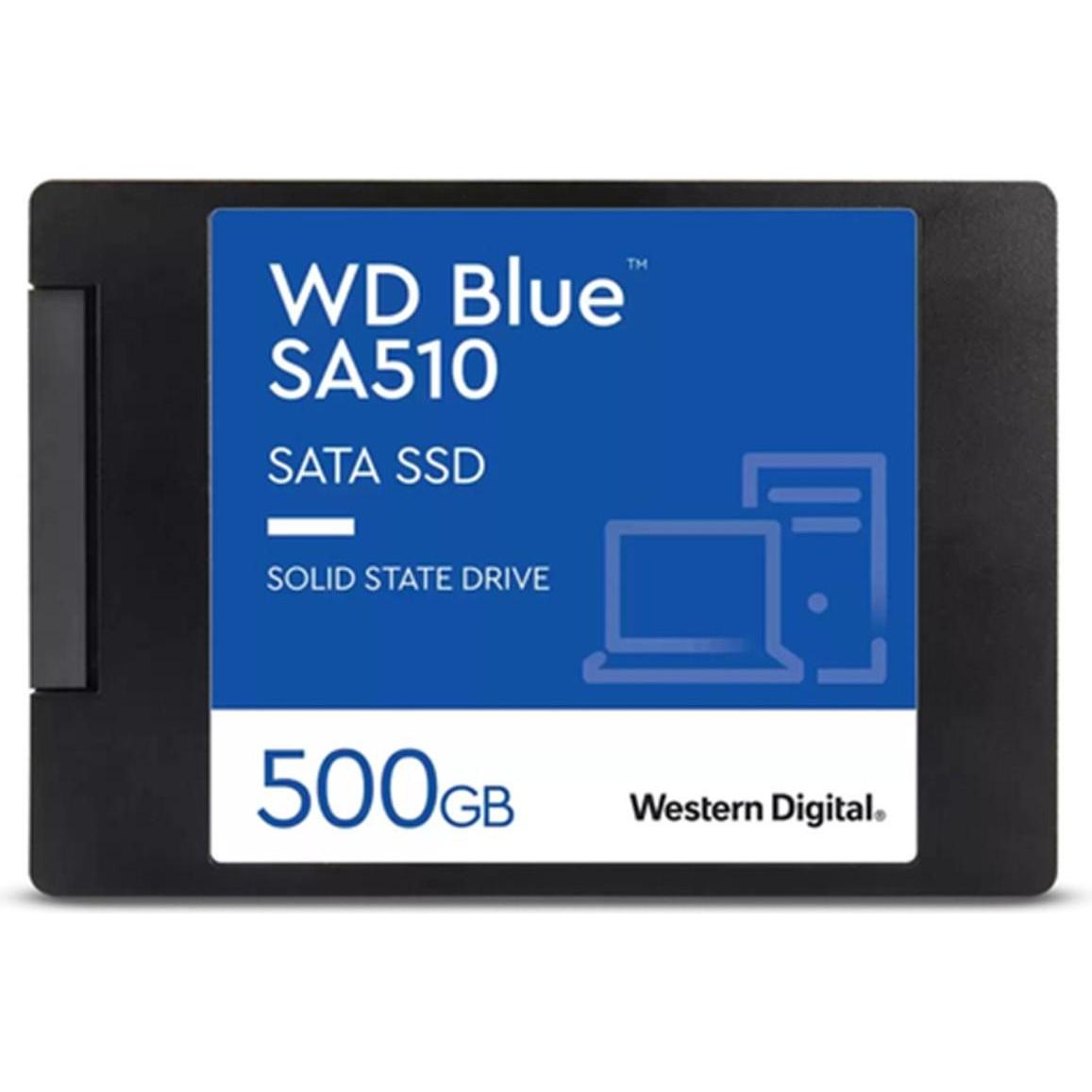 WD BLU SA510 SATA 500GB SSD (500 GB, 2.5"), SSD