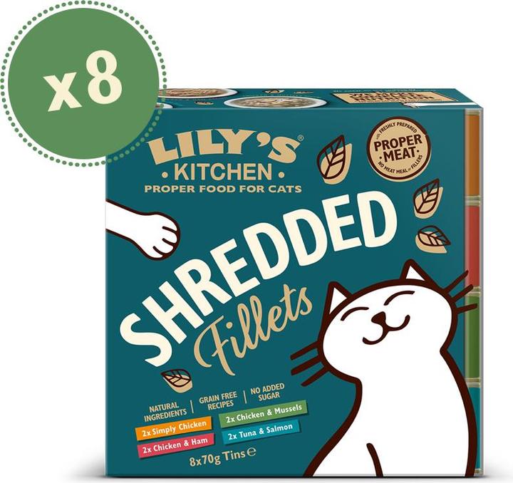 Immagine prodotto Lily's Kitchen Filetti triturati (Adulto, 8 pz., 560 g)