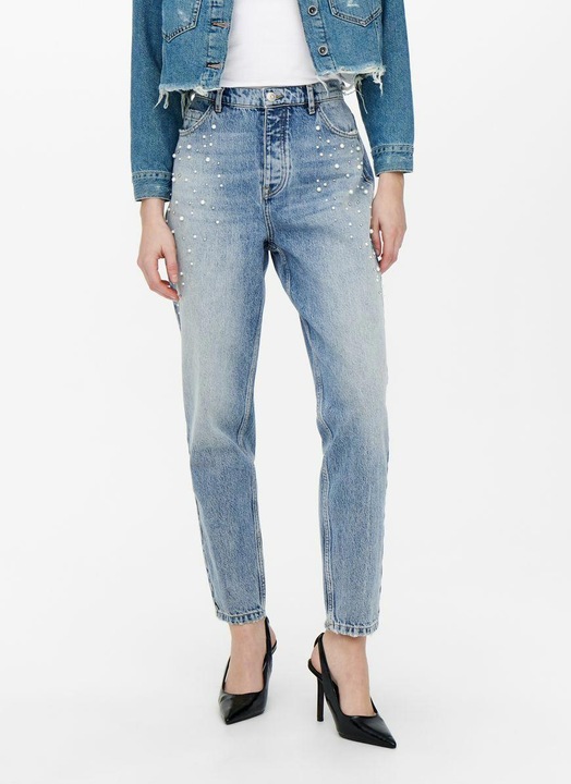 Actual product image Only ONLJanet Life Reg Beaded Boyfriend Jeans (32)