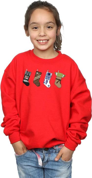 Produktbild Star Wars Christmas Stockings Sweatshirt Mädchen (128)