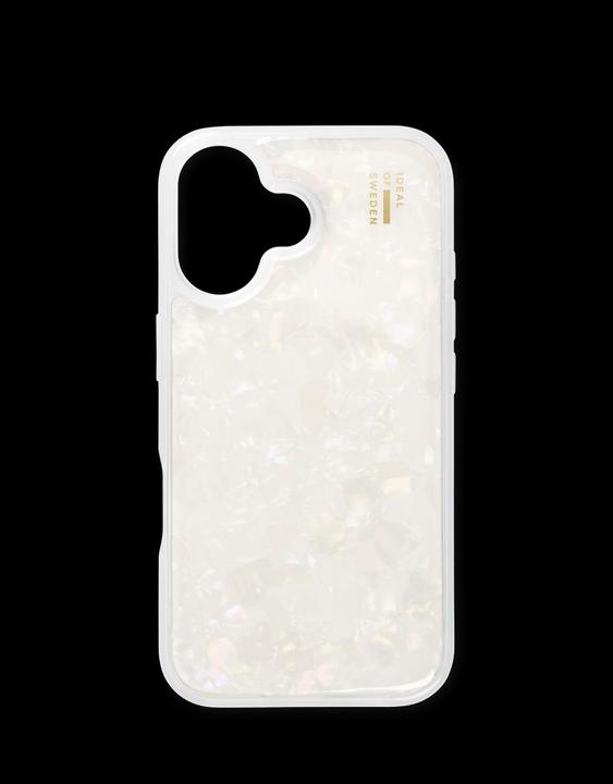 Actual product image iDeal Of Sweden iPhone 17 Pearlised Case - White (Apple iPhone 17)