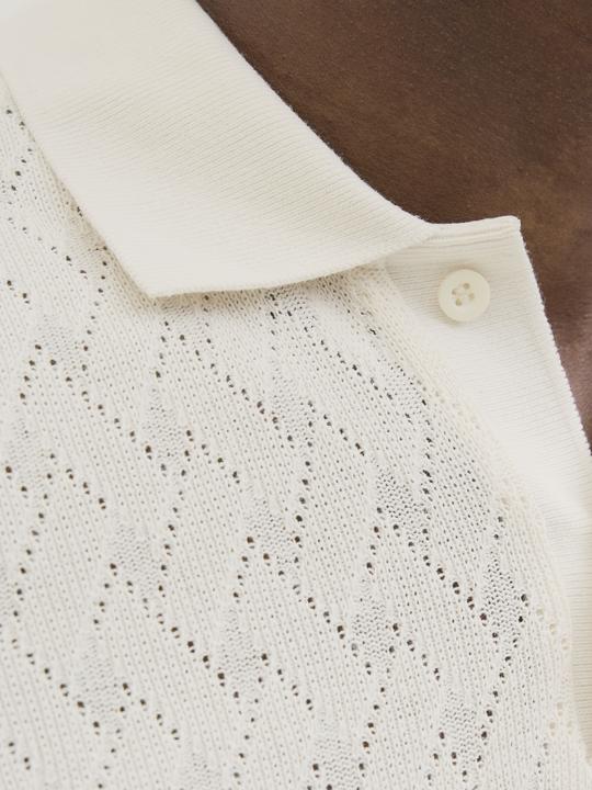 Actual product image Jack & Jones Jprblatrent Jacquard Polo Sn (L)