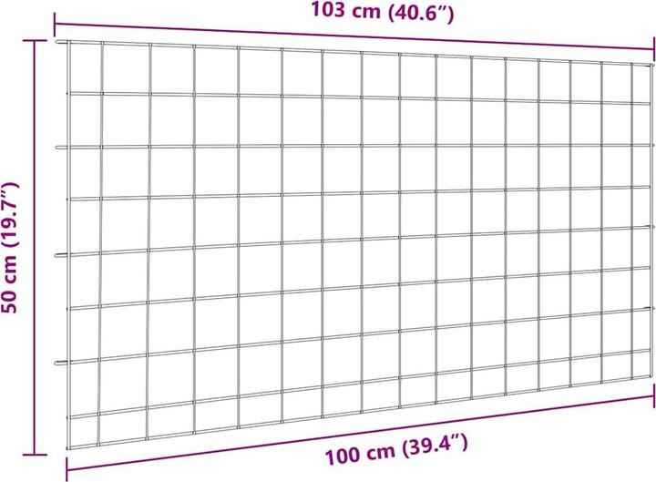 Produktbild vidaXL Gartenbarriere