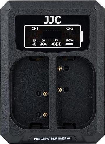 Actual product image JJC Dual USB charger for Panasonic BLF19 / BLK22 (Charger)