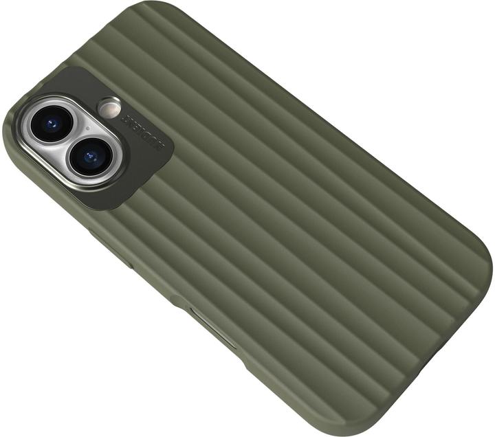Produktbild Nudient Back Cover Bold MagSafe iPhone 16 Olive Green (Apple iPhone 16)