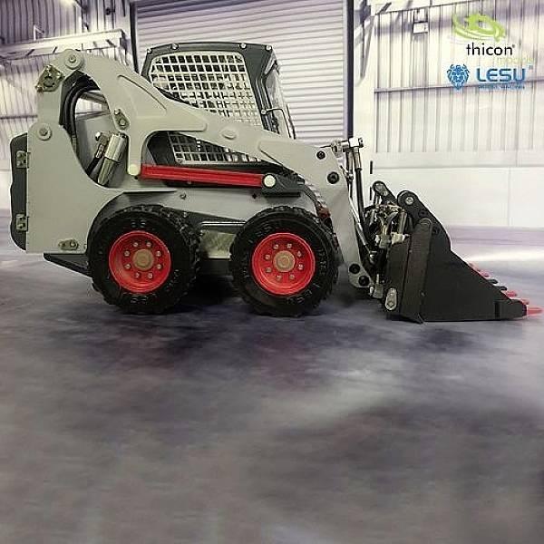 Actual product image Thicon Models 58500 Skid steer loader 1:14 electric RC functional model kit