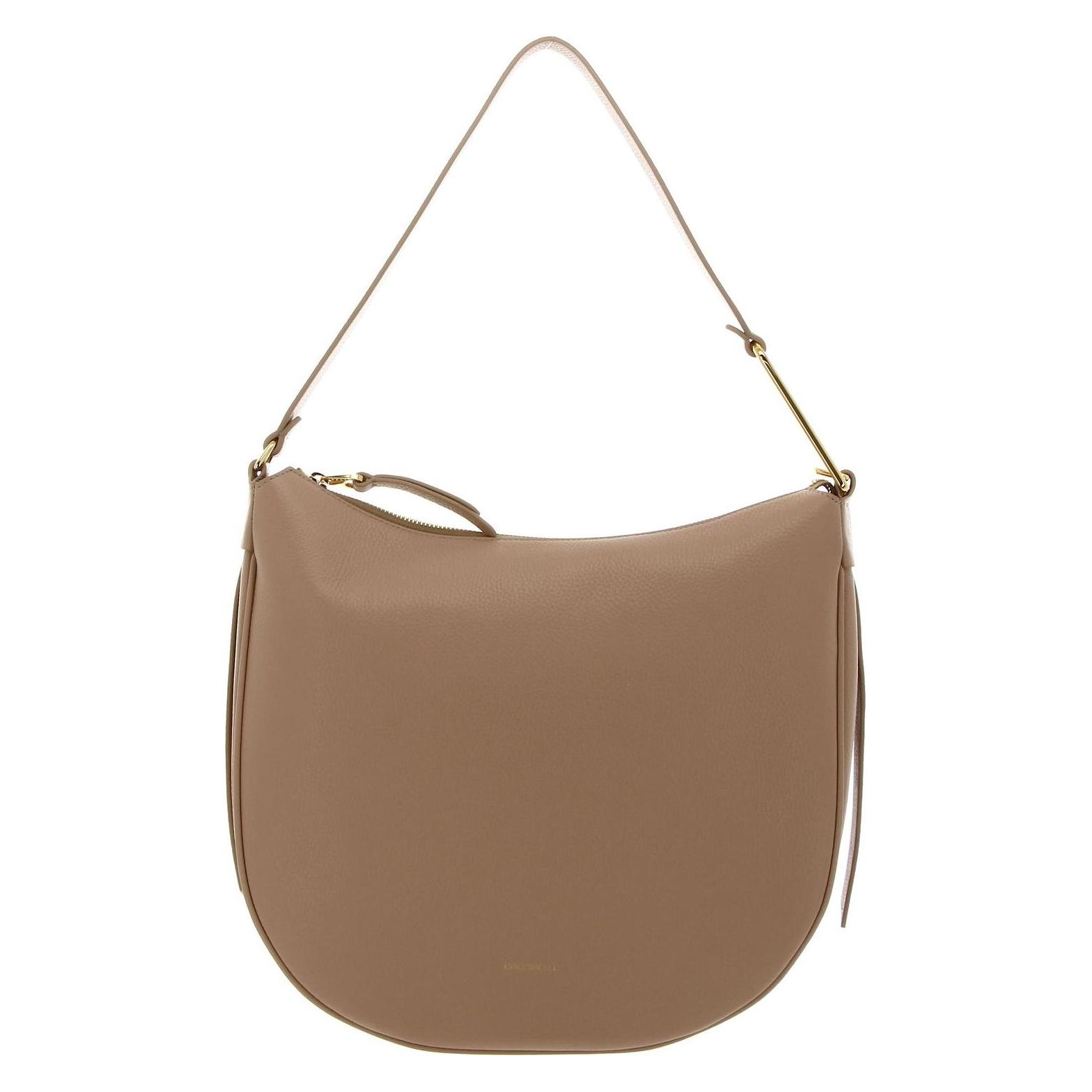 Coccinelle, Damen, Handtasche, Priscilla Handbag Grained Leather, Beige