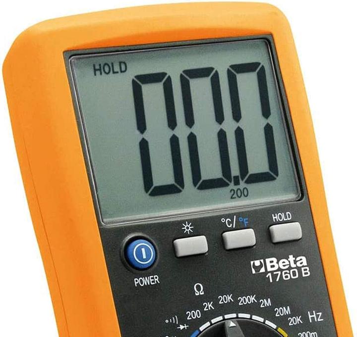 Actual product image BETA 1760B Multi-Purpose Digital Multimeter Meter Multimeter (Certified Tool Accessory with One-Piece
