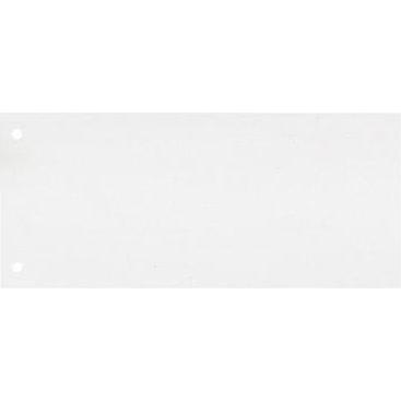 Bene, Ordner Zubehör, Trennstreifen 24 x 10 cm (B x H) 180g/m² Karton weiss 100 St./Pack.