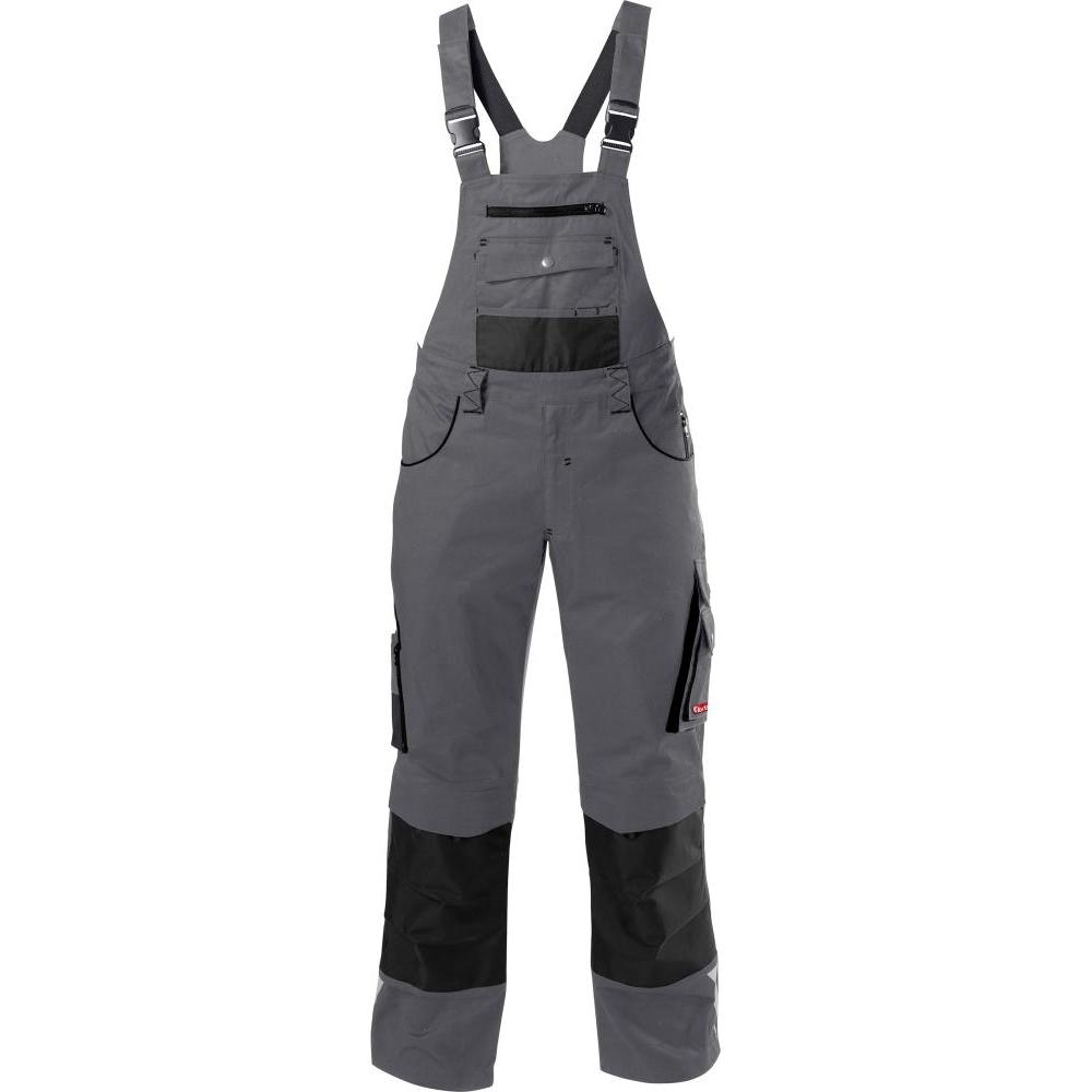 Magni, Arbeitshose, E/D/E FORTIS H-Latzhose 24, Dark grey/black, Gr. 90 (90)