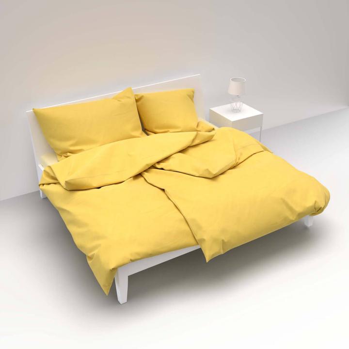 Immagine prodotto Lotus Bettwaren Biancheria da letto in raso uni (Copripiumino, 160 x 240 cm)