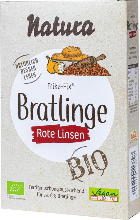 Produktbild Natura Rote Linsen-Bratlinge Frika-Fix Bio 150 g (150 g)