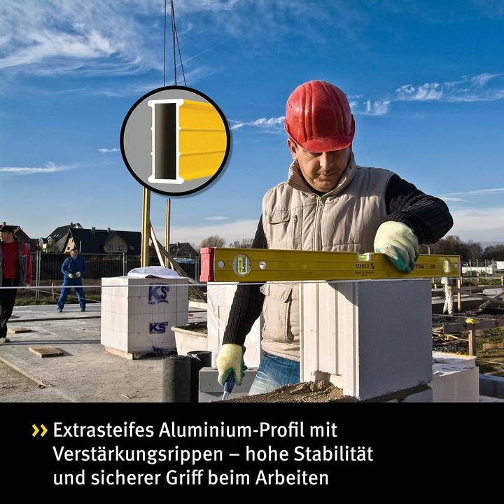 Image du produit Stabila Niveau à bulle Type 962 M Système magnétique aux terres rares (100 cm)