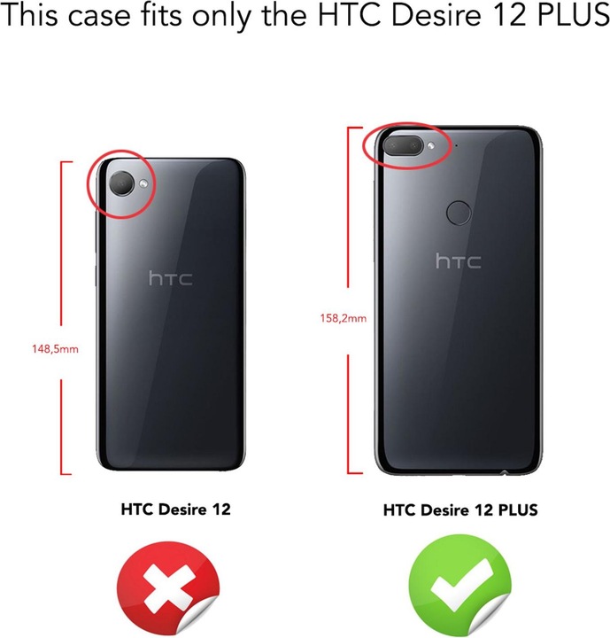 Actual product image Nalia Cell phone case (HTC Desire 12+)
