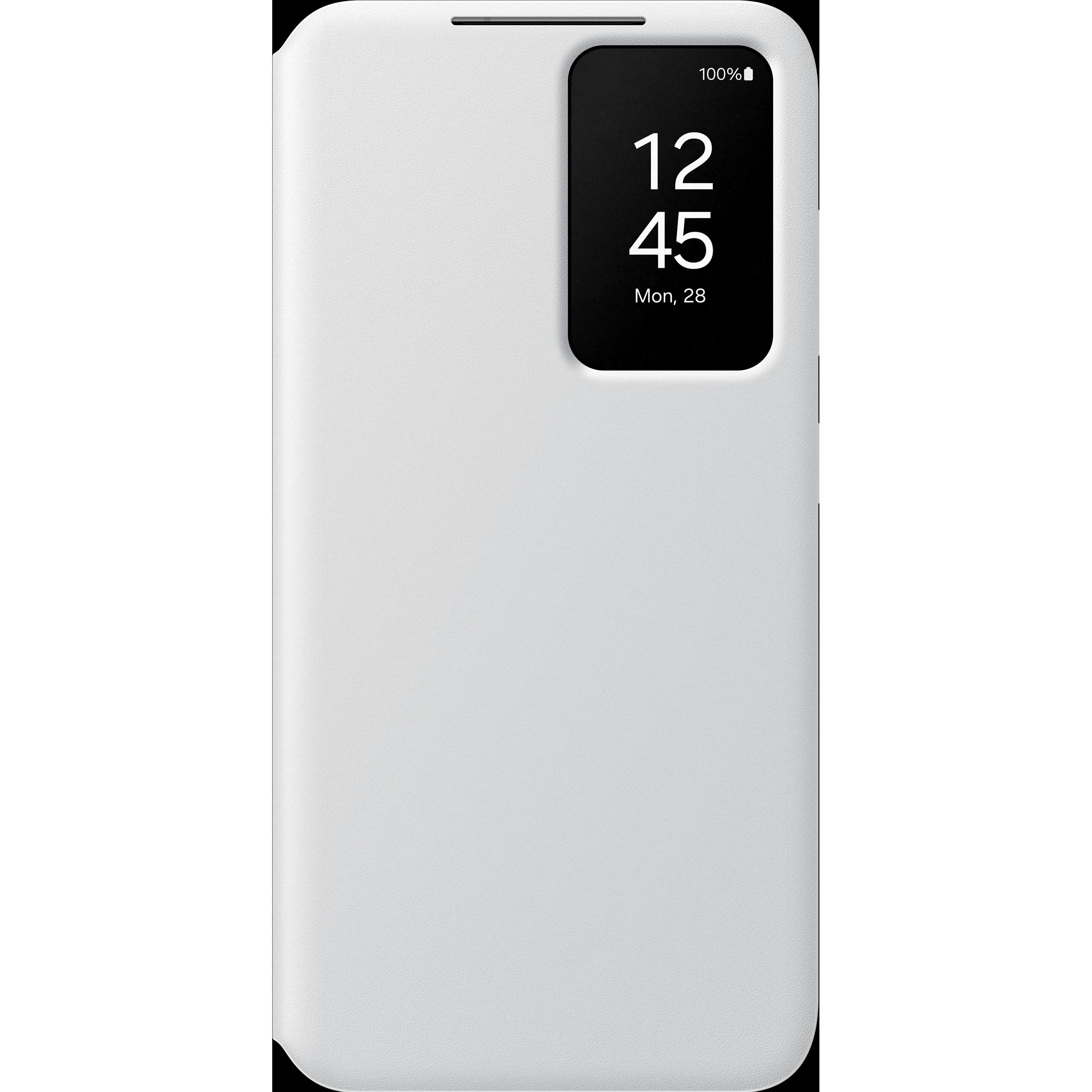 Samsung Smart View Wallet Case (Samsung Galaxy S24+), Smartphone Hülle, Grau