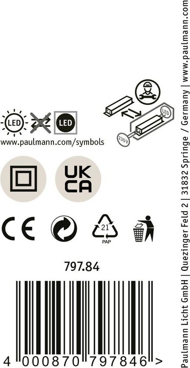 Image du produit Paulmann Puric Pane Zigbee (600 lm)
