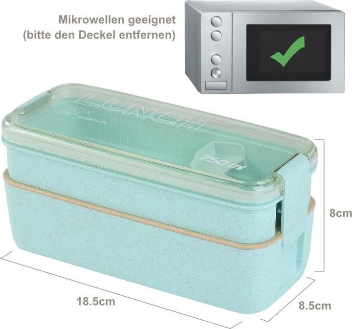Actual product image Hermex Brotdose Lunch Box Vesperdose Snackbox Jausenbox Essensbehälter