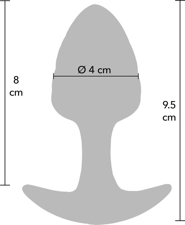 Image du produit ToyJoy Crystal Butt Plug Medium