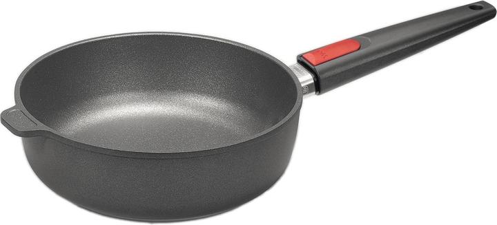 Actual product image Woll Nowo Pan High Ø 24cm with handle (24 cm, Frying pan, Cast aluminium)