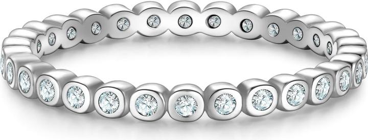 Immagine prodotto Glanzstücke München Ring Sterling Silber Zirkonia weiss - 38506 (56, 925 Argento)