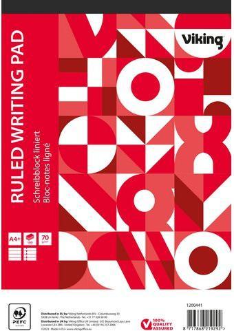 Produktbild Viking Notizblock DIN A4+ Liniert (A4+, Liniert, Weicher Einband)