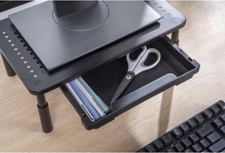 Image du produit Powerton ERGO BUCO Ständer unter Monitor, schwarz