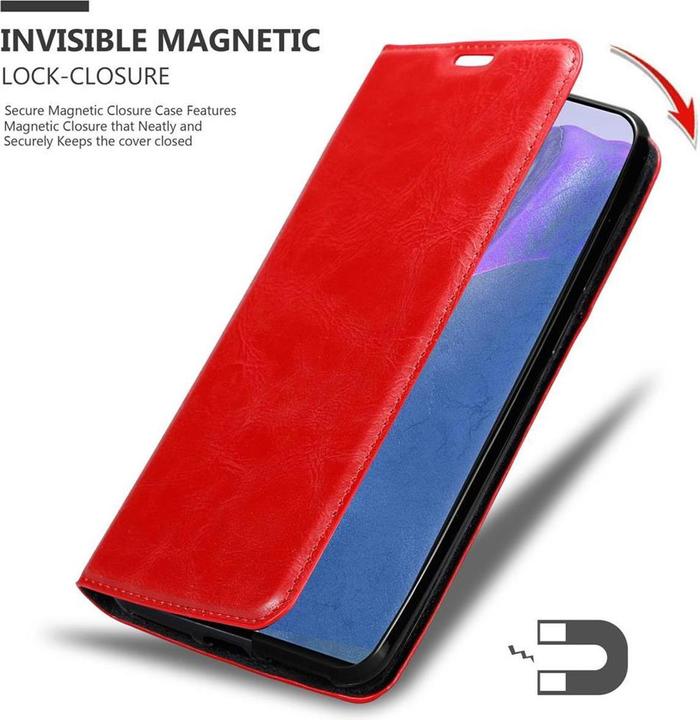 Actual product image Cadorabo Book Invisible Magnet Cover (Samsung Galaxy Note 20)
