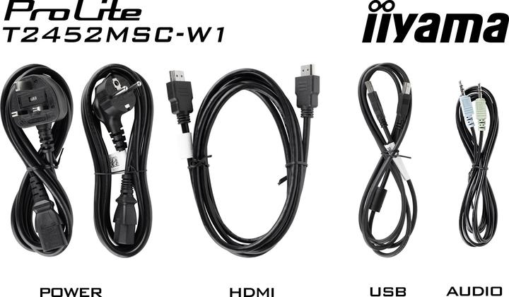 Actual product image iiyama ProLite T2452MSC-W1 (1920 x 1080 pixels, 23.80")