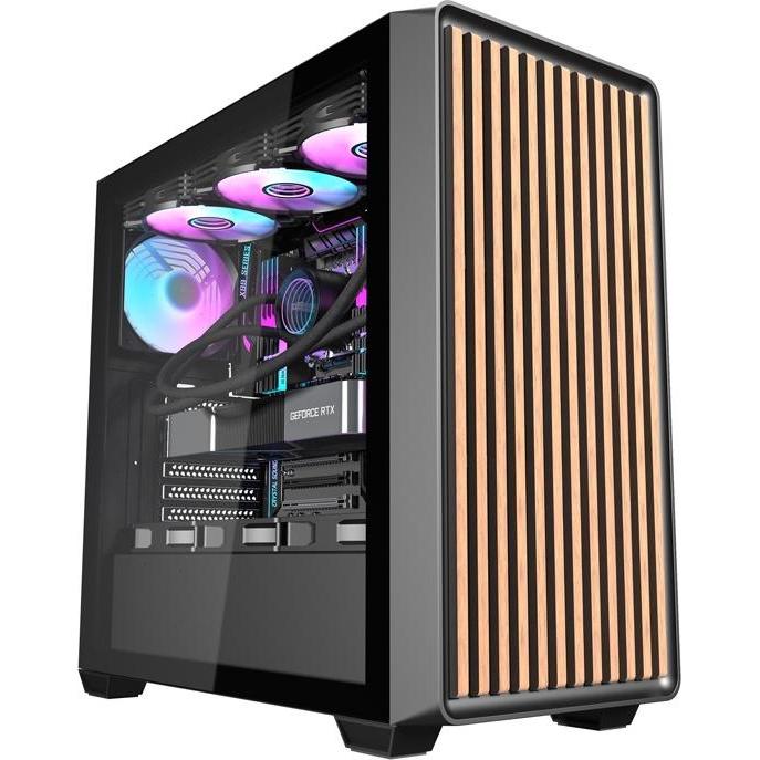 Darkflash Tech Darkflash DS900WD computer case (black) + 4 fans - Galaxus