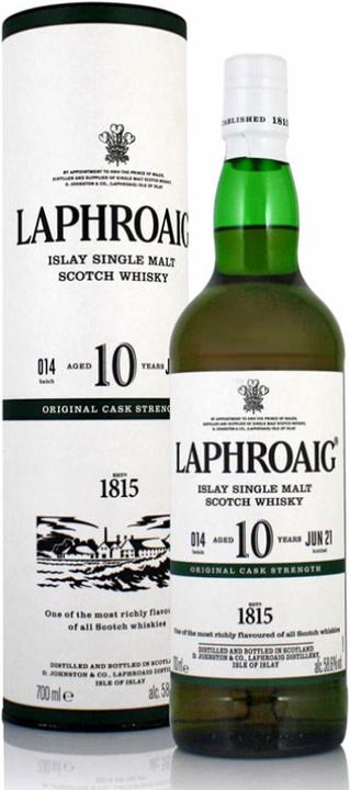 Produktbild Laphroaig 10 Year Old Cask Strength Batch 014 (Single Malt, Scotch Whisky)
