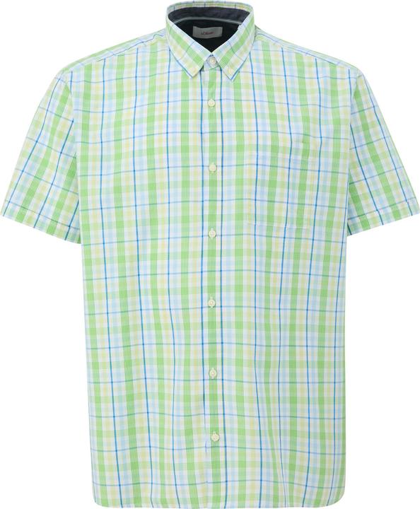 Produktbild s.Oliver Hemd Kurzarmhemd aus Lyocellmix (3XL)
