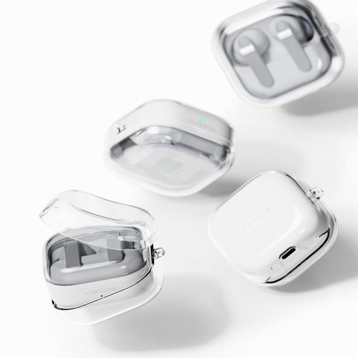 Produktbild Ringke Air Galaxy Buds 4 / 4 Pro Clear/Black (AUX Kabel)