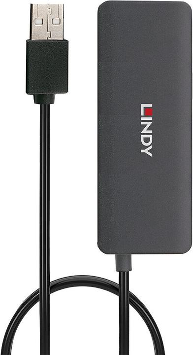 Actual product image Lindy 4 Port USB 2.0 Hub For connecting 4 additional USB 2.0 devices (USB-A, 4 ports)