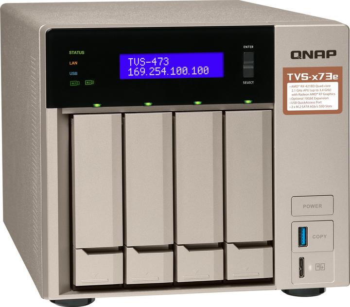 Produktbild QNAP Turbo TVS-473e (0 TB)