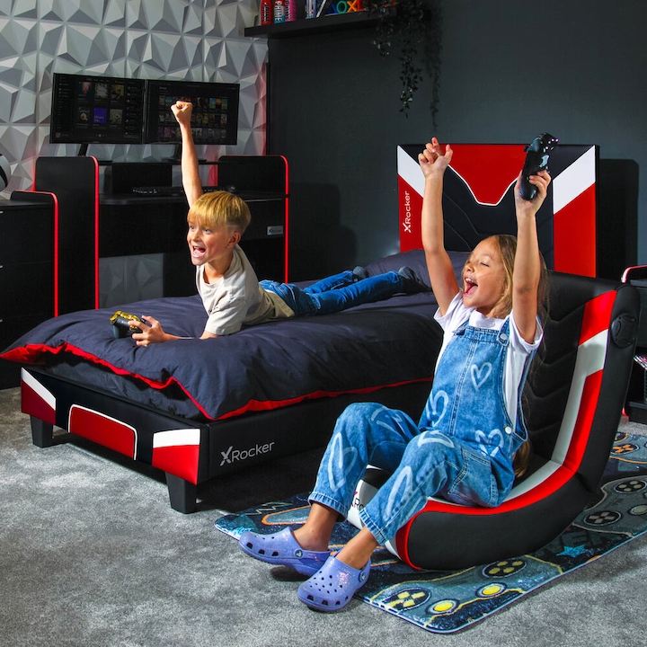 Produktbild X Rocker Xrocker Cerberus Mkii Gaming Bett Rot (90 x 190 cm)