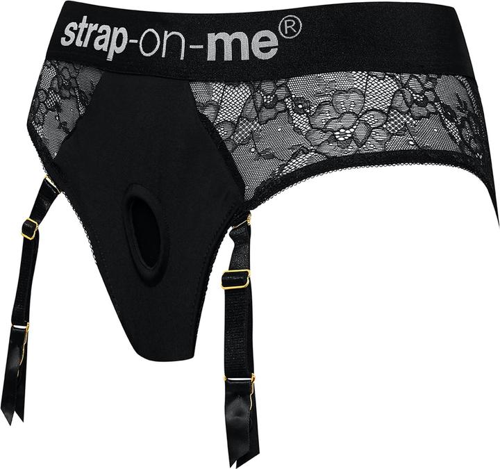 Produktbild Strap-on-me Diva Luxuriöses StraponGurtzeug mit Spitze und Strumpfhaltern