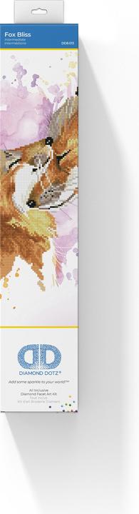 Actual product image Diamond Dotz Diamond Painting Foxes