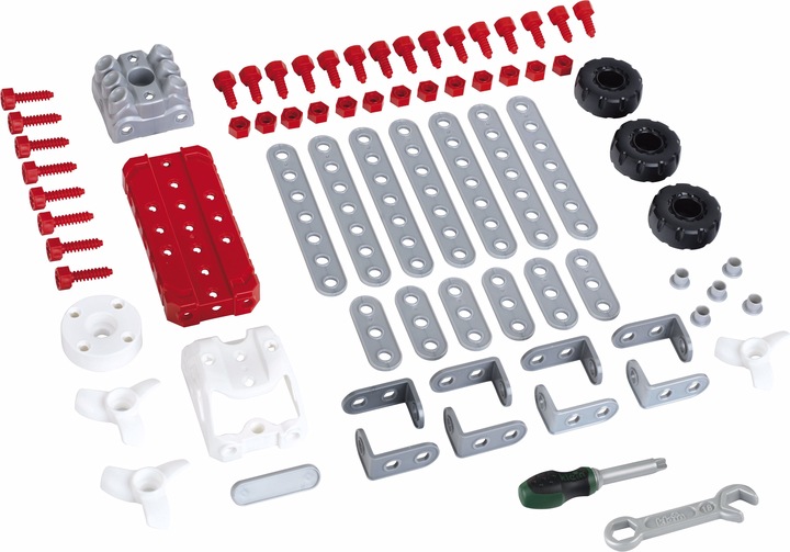 Actual product image Theo Klein Bosch 3 in 1 construction set Helicopter Team