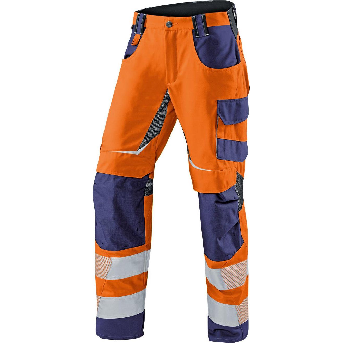 Kübler, Arbeitshose, Sommerhose REFLECTIQ PSA 2 warnorange/dunkelblau Form 2407 Grösse 44 (44)