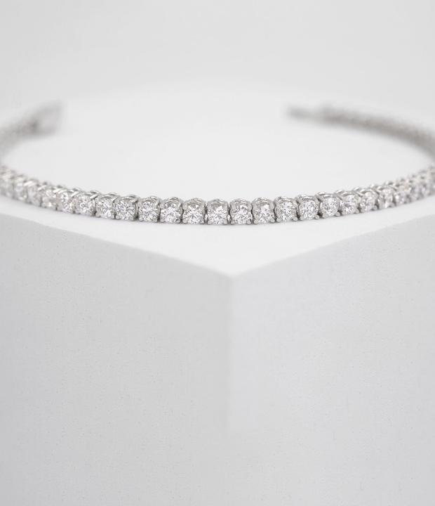 Produktbild Muau Bracelet diamond 5.00ct. white gold 750, 19cm (19 cm, 750/18K Weissgold)