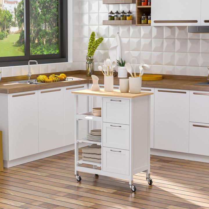 Actual product image Homcom Kitchen trolley