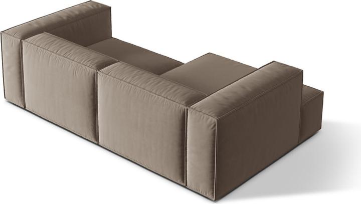 Image du produit Micadoni Canapé D'Angle Gauche Modulaire, "Nuria", 3 Places, 147x252x72 Fabriqué en Europe (Canapé d'angle, Canapé modulaire)
