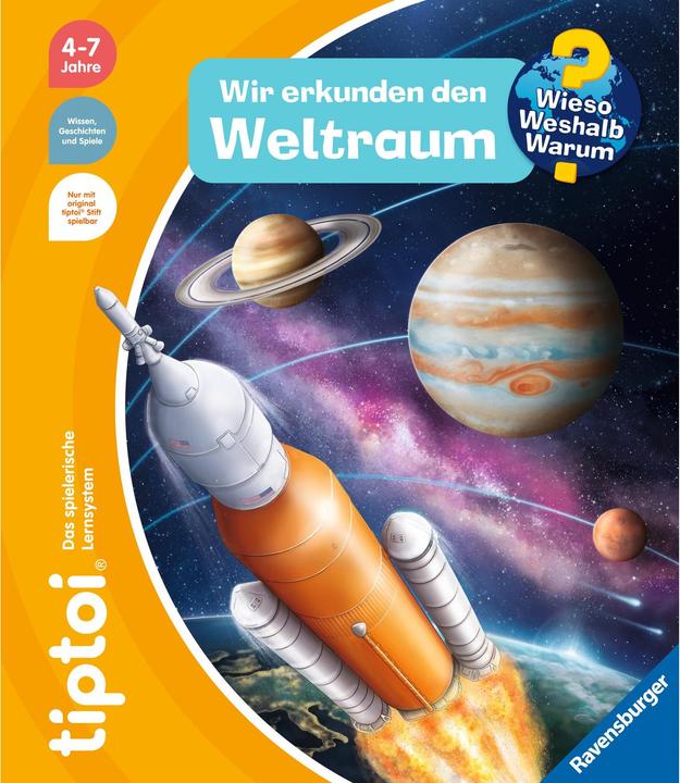 Actual product image Ravensburger Wieso? Weshalb? Warum? Wir erkunden den Weltraum (German, Heike Tober, 2024)