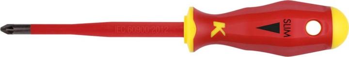 Actual product image Klauke Slotted screwdriver KL10010040ISLIM 100mm 4x0.8mm Slotted screwdriver 4012078856324 (Pin-torx)