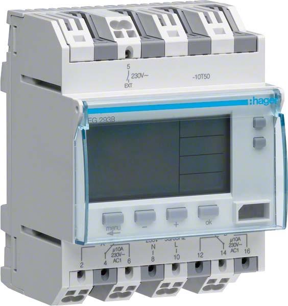 Actual product image Hager Annual time switch