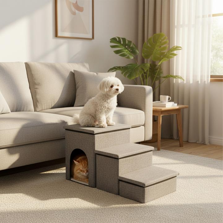 Actual product image Relaxdays dog steps (Cat, Dog, Foldable)