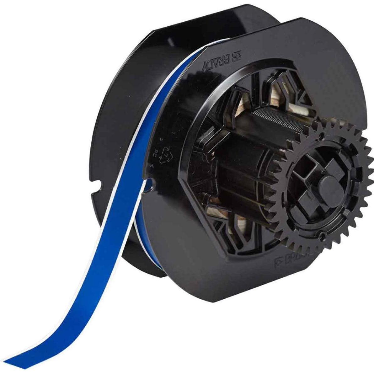 Brady, Etiketten, B30C-500-7569-BL, Standard Vinyl, Blau, glänzend, 12.70 mm x 30.00 m, Endlos
