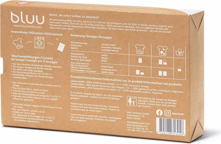 Produktbild bluu Universal Waschstreifen (180 Waschgänge, Waschtücher)
