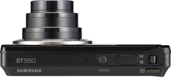 Actual product image Samsung ST550, 12MP, 4.6x WW zoom, dual display, black (1/2,3'')