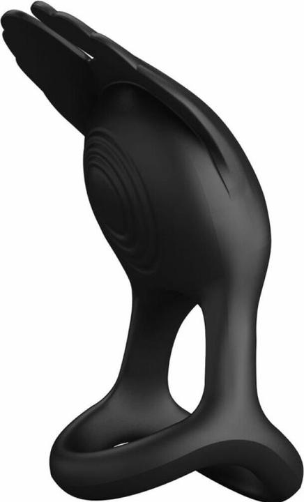 Image du produit Pretty Love Vibrant Penis Ring 7 Vibrations Silicone Noir (4.80 cm)
